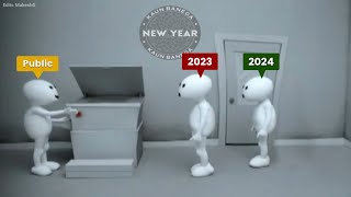 Happy New Year 2024 Funny meme  Edits MukeshG [upl. by Duyne]