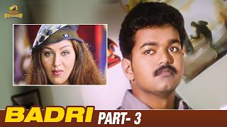 Badri Latest Hindi Movie  Thalapathy Vijay  Bhumika  Devi Sri Prasad  Part 3  Mango Bollywood [upl. by Yelbmik]