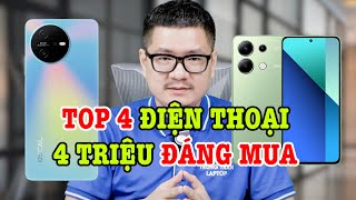 Top 4 điện thoại tốt nhất tầm giá 4 triệu đều là hàng mới tinh [upl. by Nollahs]