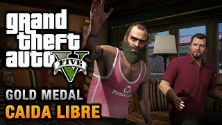 GTA 5  Mission 45  Caida Libre 100 Gold Medal Walkthrough [upl. by Arnaldo543]