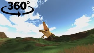 360° Zombies VS Crocodiles Promo 360video [upl. by Aihcila]