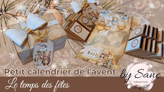 Présentation calendrier de lavent chocolats collection Le temps des fêtes [upl. by Let736]