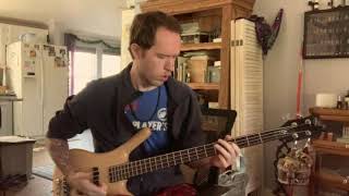 Marc Rebillet  Your New Morning Alarm Bass Cover [upl. by Odnalor676]