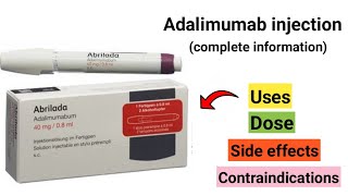 Abrilada 40mg  adalimumab 40mg injection [upl. by Daj]