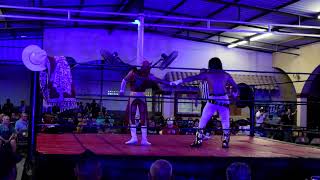 Danny Chance Vs Calavera de Diamante Vs Kike Caballero en Will Wrestling y Salinas Promotions [upl. by Gennie538]