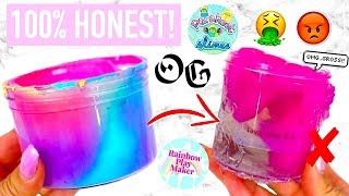 100 HONEST FAMOUS VS UNDERRATED SLIME SHOP REVIEW  OG Slimes Parakeet Slimes RainbowPlayMaker [upl. by Mackler]