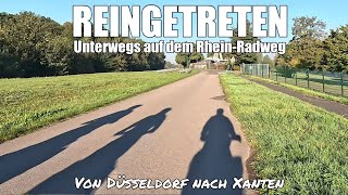 RheinRadweg  Von Düsseldorf nach Xanten [upl. by Airam]