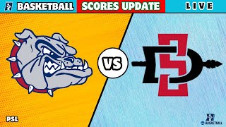 Gonzaga vs San Diego State  NCAA Mens Basketball 2024  Gonzaga Basketball Live Score Update today [upl. by Letram]