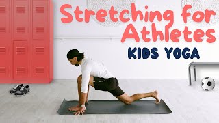 Stretching for sports  Wonder Kids Yoga ages 6 [upl. by Sharla]