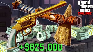 GTA 5 Online  All Treasure Hunts  Stone Hatchet Double Action amp Navy Revolver [upl. by Yecaw805]