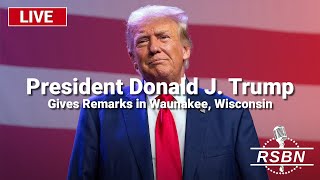 LIVE REPLAY President Trump Gives Remarks in Waunakee Wisconsin  10124 [upl. by Leodora608]