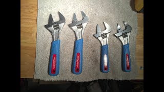 Channellock Code Blue Adjustable wrench Review [upl. by Yantruoc135]