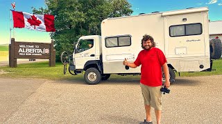 Road Trip to Banff Canada in my New Home on Wheels Mitsubishi Fuso Truck Camper [upl. by Leirea491]