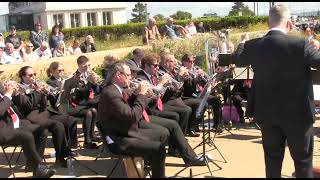 Morecambe Brass Band playing for Armed Forces Day 2262424 [upl. by Cherianne]