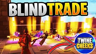 CRAZY BLIND TRADING wTwine Cheeks All 130s Fortnite Save The World [upl. by Winni]