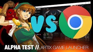 Artix Game Launcher VS Chrome Comparison Which is better [upl. by Onileba]