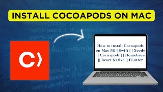 How to install Cocoapods on Mac M1 Swift  Xcode   Cocoapods  Homebrew  React Native  flutter [upl. by Walke362]