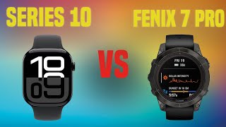 Apple Watch Series 10 vs Garmin Fenix 7 Pro [upl. by Emogene]