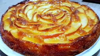 Appeltaart كيكة التفاحكيكة سهلة وسريعةالكيك اليومي الاقتصادي سهل التحضيرتارت التفاحفطيرة التفاح [upl. by Cathy978]