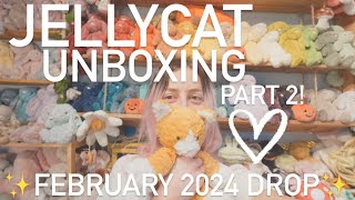 ✨Jellycat Unboxing NEW RELEASES Part 2✨February 2024 Drop💕 [upl. by Lyn592]