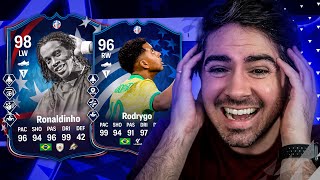 A DUPLA BR ABSURDAAA R10 E RODRYGO 96 FUT DRAFT FC 24 [upl. by Freudberg]