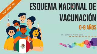 Esquema Nacional de Vacunación de 0 a 9 años 2023 [upl. by Stephi]