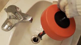 How to Use Canister Style Drain Cleaning Augers PART 1 [upl. by Adnawat499]