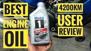 Mobil1 10W40 Racing 4T Full Synthetic  4200Km User review  Bikers Diary By Mahfuz Hasan [upl. by Cid]