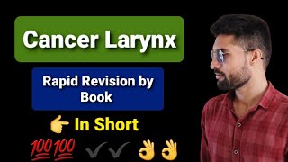 Cancer Larynx ent lecture [upl. by Nairadas]