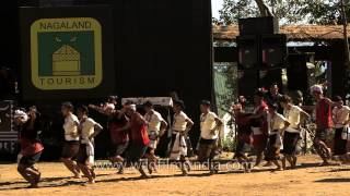 Kuki tribal dance  at Hornbill Fest [upl. by Nymsaj]