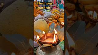 Chhath puja in Gargadem chhath chhathpuja gargadem bokaro viralsong youtubeshorts Sardasinha [upl. by Adnaval]