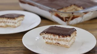 NoBake Biscuit Cake Recipe [upl. by Nylyaj]