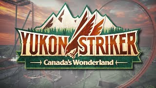 The Yukon Striker being struck by graphic LIGHTNING  Canada’s Wonderland [upl. by Oag]