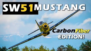 Military Aircraft SW51 Mustang YOU can Build Carbon Fiber Scale Wings Kit  Oshkosh 2022 [upl. by Lucier]