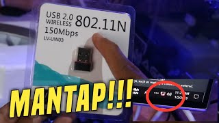 Unboxing amp Setup Usb Wifi Wireless 80211N Adapter 150 Mbps [upl. by Nospmoht]