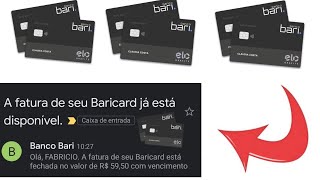 Como pagar fatura do cartão de crédito banco bari 😃 [upl. by Noemis851]