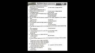 Nuclear physics Radiation detectors MCQ [upl. by Hutchins312]