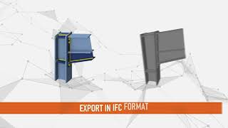 Generate reports sketches and IFC exports  IDEA StatiCa Steel [upl. by Xuaeb]