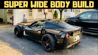 Wide Body C6 Corvette Build Part 2 [upl. by Yatnuahs]