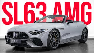 2023 Mercedes Benz SL63 AMG  Brand New Convertible in Detail Sound Interior amp Exterior [upl. by Ogaitnas]