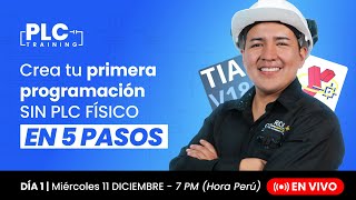 Los 5 pasos para crear tu primera programación sin PLC físico  PLC Training [upl. by Steffane]