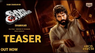 Game Changer Official Teaser  Ram Charan Shankar Thaman Kiara advani Ram Charan [upl. by Eckmann986]