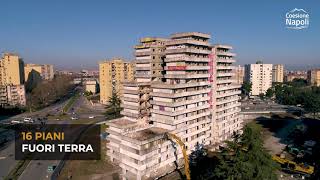 Restart Scampia linizio delle operazioni di abbattimento della Vela A [upl. by Lowe]