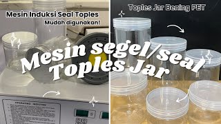 Mesin Seal Segel Toples Jar Trifinity Tebal Rapat Anti Jebol [upl. by Yellah183]