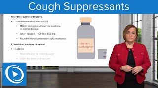 Cough Suppressants – Pharmacology  Lecturio [upl. by Letsyrc307]