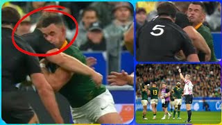 Sam Cane red card  Sam Cane Tackle on Jesse Kriell  New Zealand red card vs Springboks [upl. by Walsh]