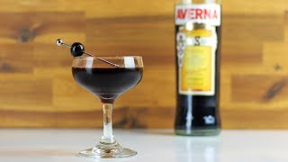 BLACK MANHATTAN Cocktail Recipe  L😍VE IT [upl. by Assin]