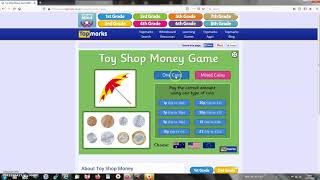 Topmarks maths sitemoney games [upl. by Lemal]