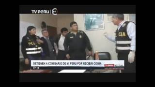 Capturan a comisario de Mi Perú por recibir coima de mil soles [upl. by Kinney]