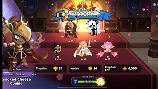 Cookie Run Kingdom Arena Gameplay with Smoked Cheese Cookie [upl. by Oznohpla]